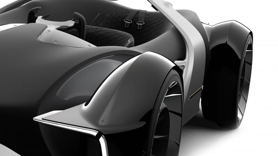 Детали экстерьера Toyota e-Racer 2019 года  (фото 8 из 9)